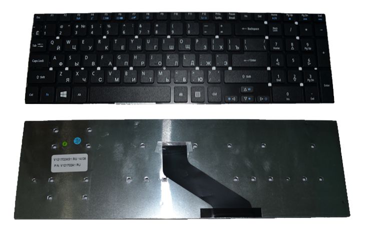 Клавиатура для ноутбука Acer Aspire 5755G/5830T, RU, черная