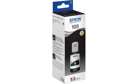 Чернила Epson 105 (C13T00Q140) для L7160/L7180 черный пигмент