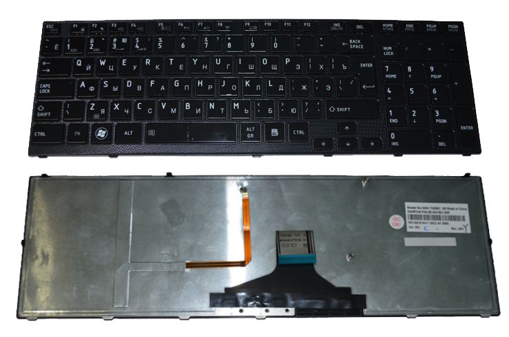 Клавиатура для ноутбука Toshiba Satellite A660, A660D, A665, A665D