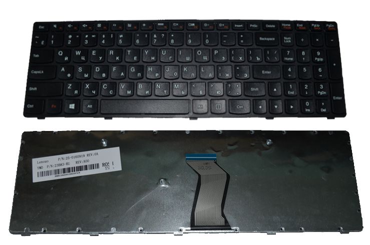 Клавиатура для ноутбука Lenovo IdeaPad G500/G505/G510, RU, Черная