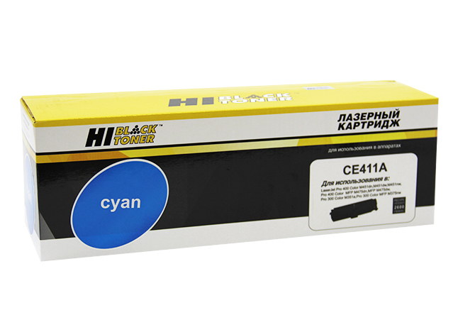 Картридж (CE411A) HP CLJ Pro300/Color M351/M375/Pro400/M451/M475, C, 2.6k