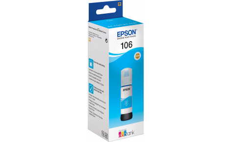 Чернила Epson 106 (C13T00R240)  для L7160/L7180 Cyan