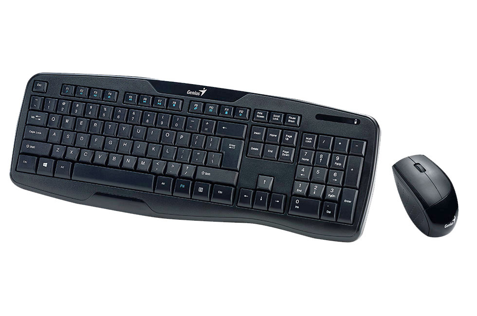 Клавиатура + мышка Genius KB-8000X, USB, Black