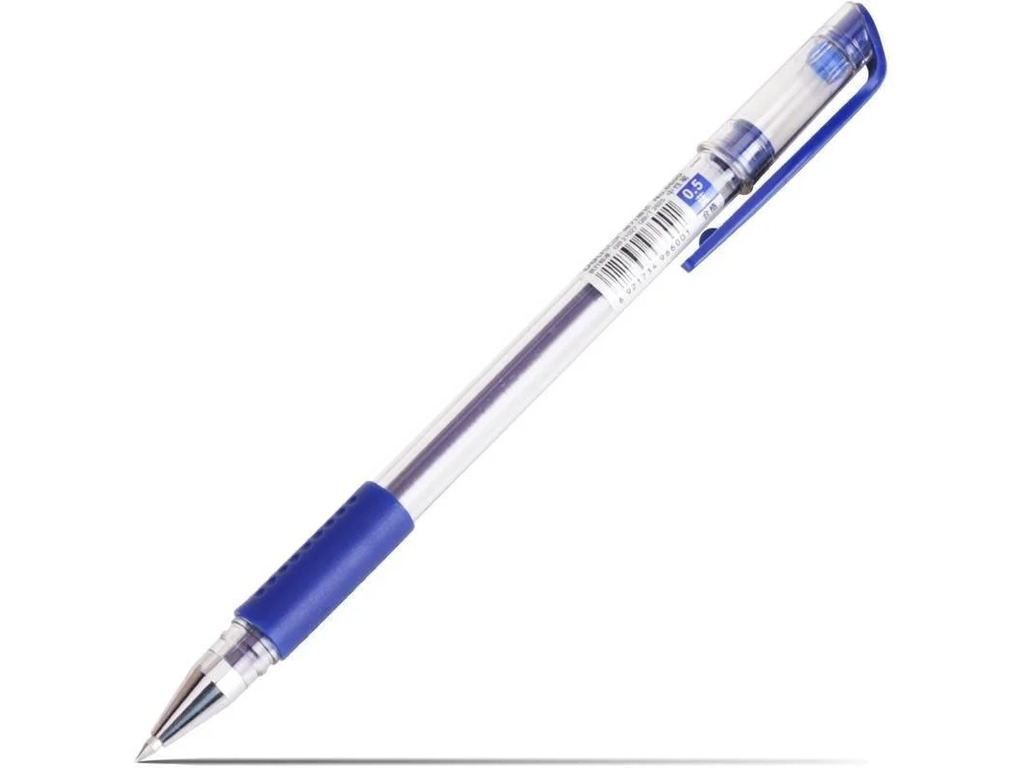 Ручка гелевая синяя 0,5мм