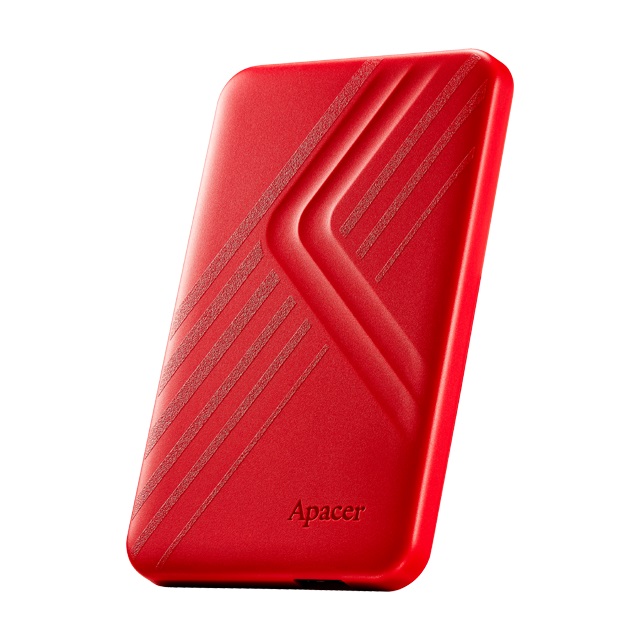 Внешний жёсткий диск, Apacer, AC236, AP1TBAC236R-1, 1TB, 2.5", USB 3.1, Красный