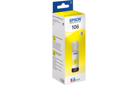 Чернила Epson 106 (C13T00R440)  для L7160/L7180 Yellow